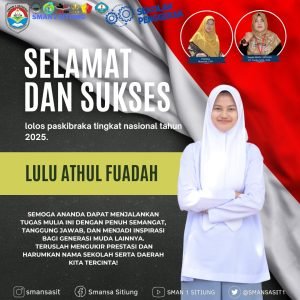 Capaska Nasional 2025 – Lulu Athul Fuadah, kami bangga padamu!